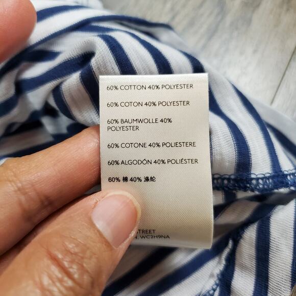 We The Free Striped Long Sleeve Top XS Flowy Relaxed Fit Free People Boho - Picture 8 of 8